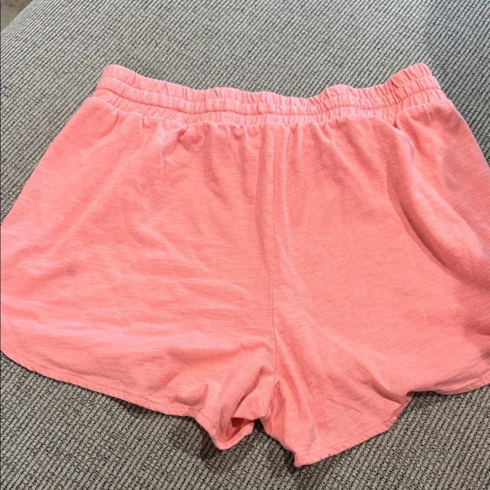 Justice Cotton Blend Girls Shorts Pink Tie Waist XLPlus Athletic Lounge Gym 16/1
